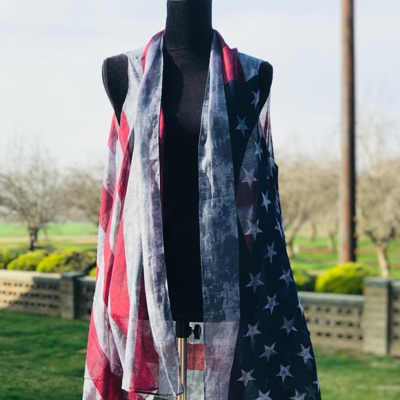 OSFA USA Flag Kimono 🇺🇸 multiway wear - Picture 1 of 8